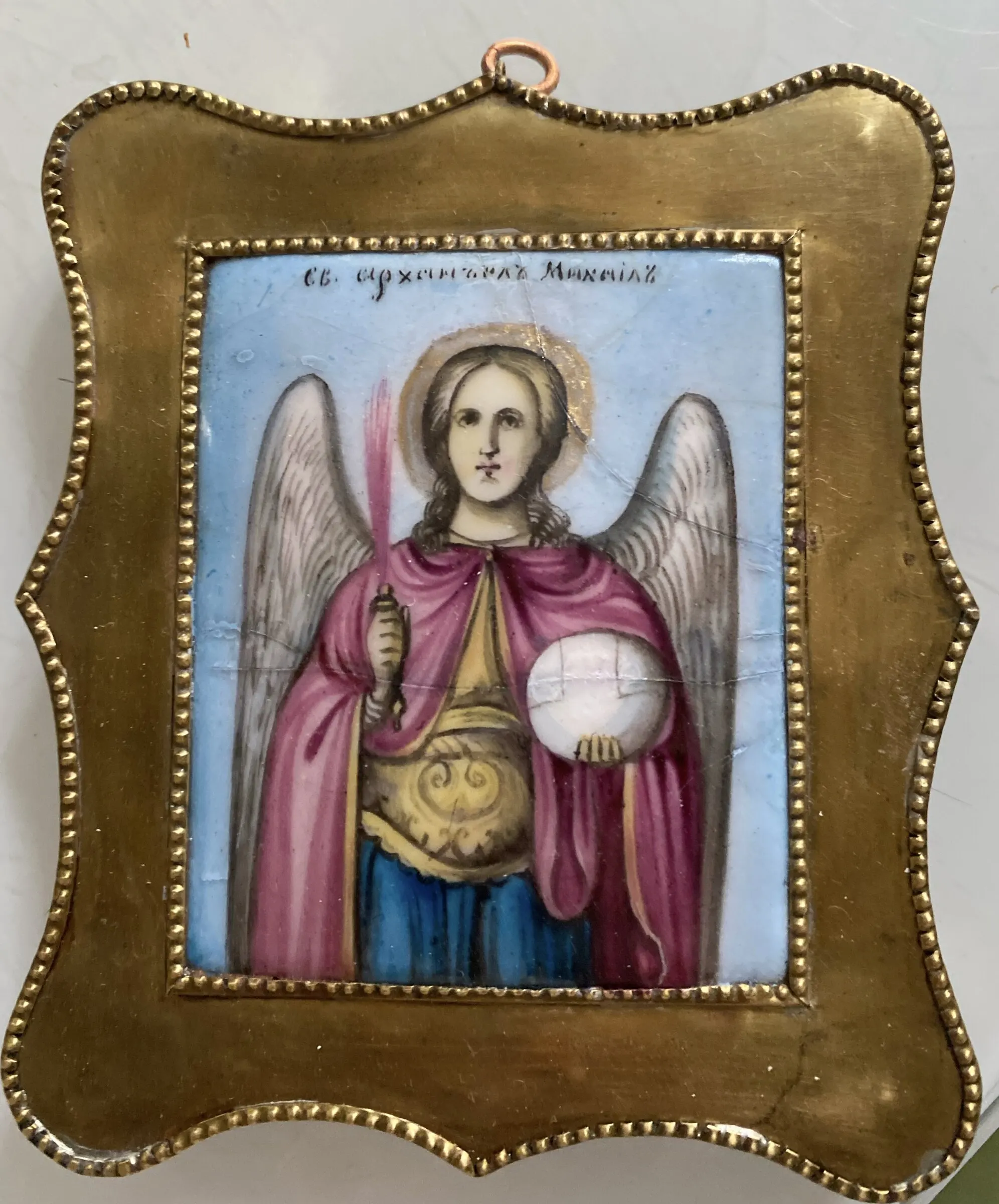 Archangel Michael. After restoration.